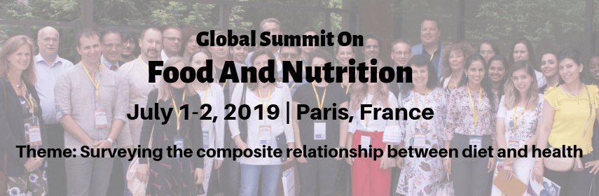 Global Summit on Food and Nutrition, Noisy-le-Grand, Paris, France