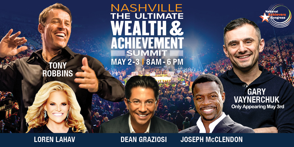 Tony Robbins & Gary Vaynerchuk Live! Nashville, Davidson, Tennessee, United States