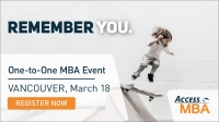 Exclusive MBA Event in Vancouver on the March 18th