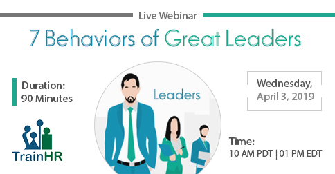 7 Behaviors of Great Leaders, Fremont, California, United States
