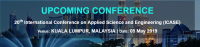 20th International Conference on Applied Science and Engineering (ICASE)