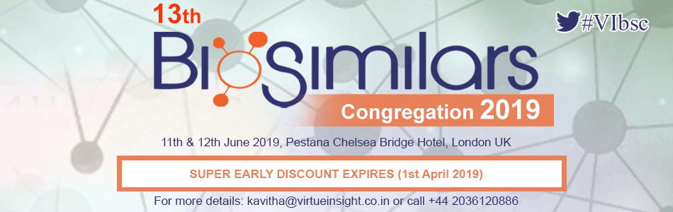 13th Biosimilars Congregation 2019, London, United Kingdom