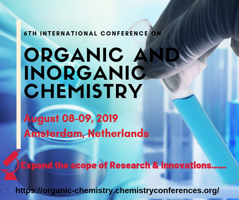 6th International Conference on Organic and Inorganic Chemistry, Amsterdam, Netherlands