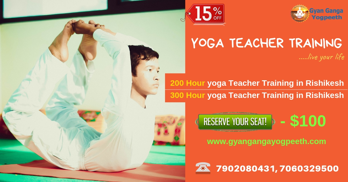 200 Hour Yoga Teacher Training - Gyan Ganga Yog Peeth, Rishikesh, Uttarakhand, India