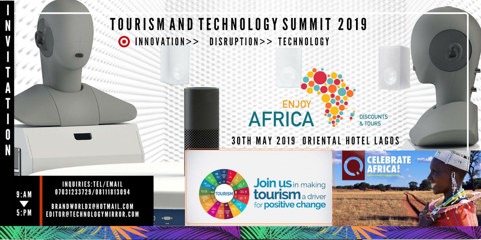 TOURISM AND TECHNOLOGY SUMMIT 2019, Lagos, Nigeria