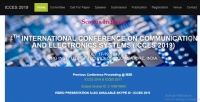Scopus-Indexed IEEE International Conference on Communication and Electronics Systems 2019
