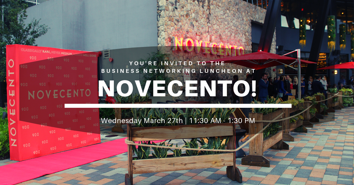 Doral Chamber of Commerce Business Networking Luncheon at Novecento Doral, Miami-Dade, Florida, United States