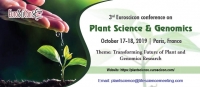 3rd Euroscicon conference on Plant Science & Genomics