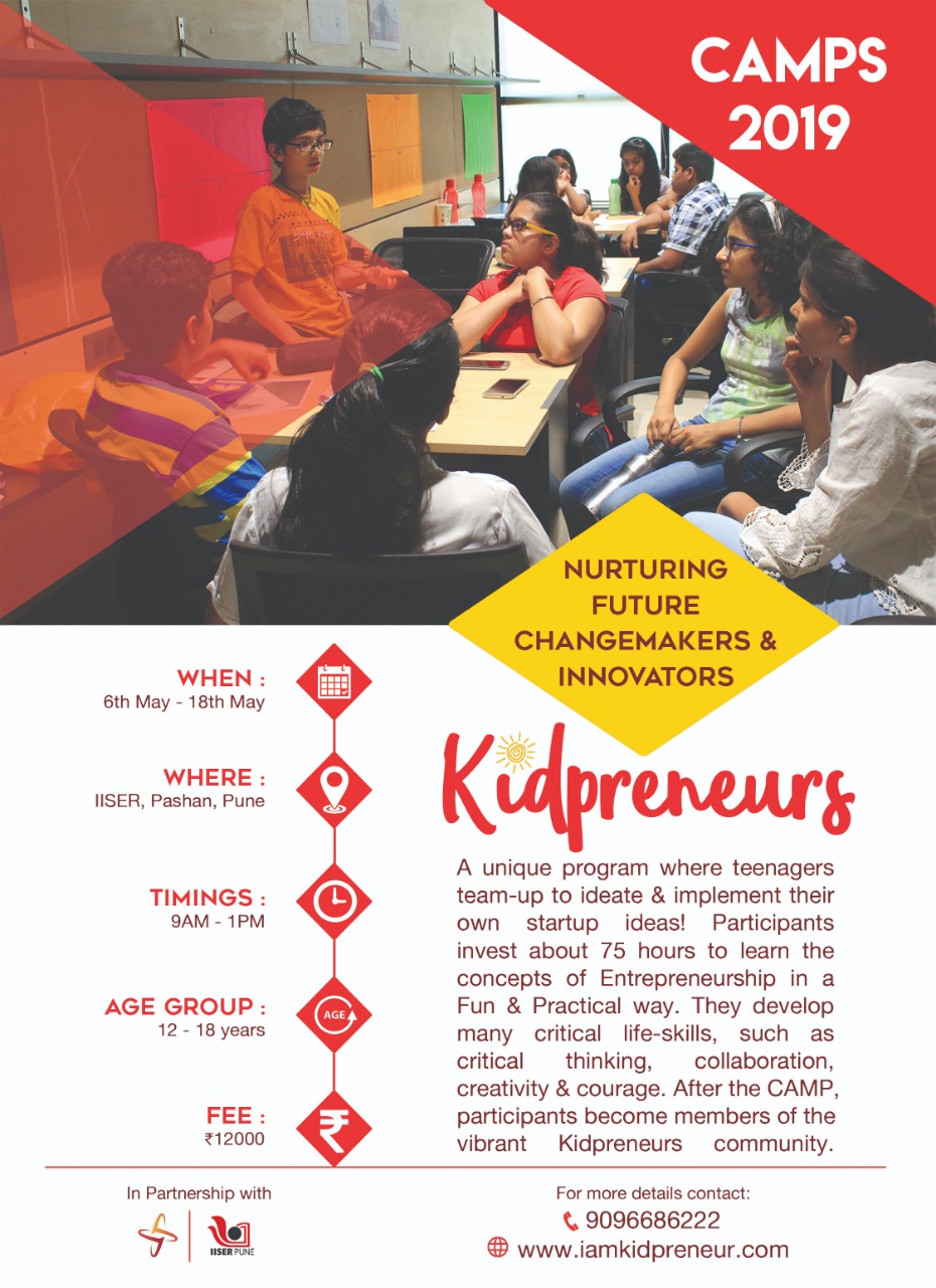 Kidpreneurs Camp, Pune, Maharashtra, India