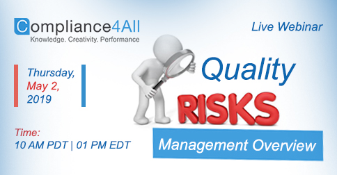 Quality Risk Management Overview 2019, Fremont, California, United States