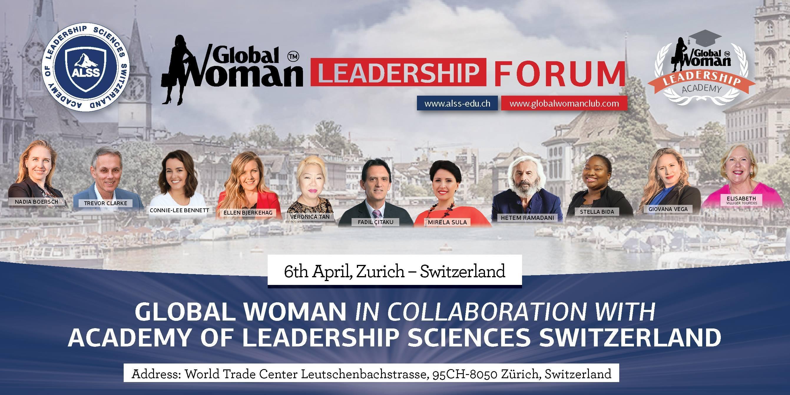 Global Woman Leadership Forum 2019 Zurich Switzerland, Zurich, Zürich, Switzerland