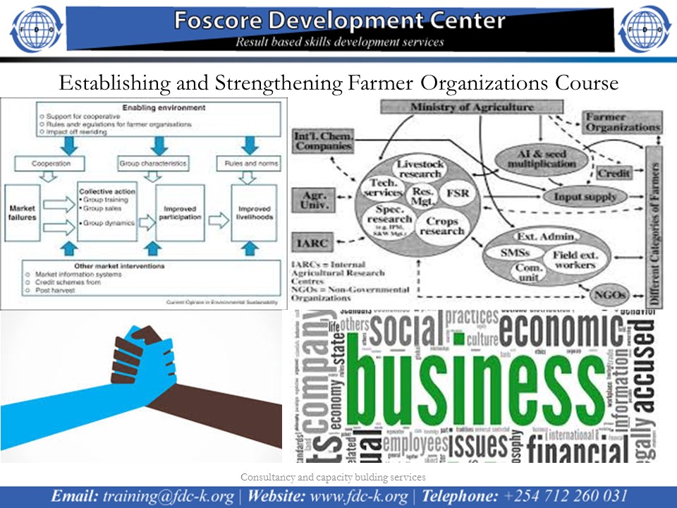Establishing and Strengthening Farmer Organizations Course, Nairobi, Kenya