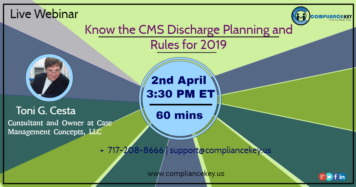 Know the CMS Discharge Planning and Rules for 2019, Middletown, Delaware, United States