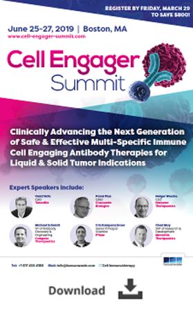 Cell Engager Summit, June 25-27, 2019, Boston, MA, Boston, Massachusetts, United States