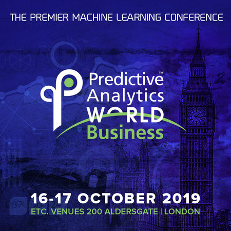 Predictive Analytics World London 2019, Greater London, England, United Kingdom