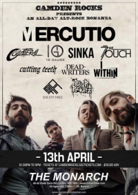 Camden Rocks All Dayer feat. Mercutio and more at The Monarch