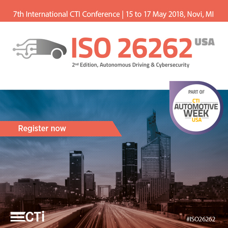 8th International CTI Conference ISO 26262 USA, Novi, Michigan, United States