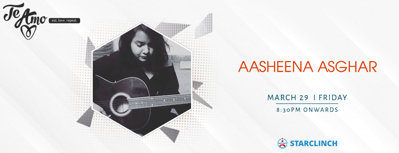 Aasheena Asghar - Performing LIVE At Te Amo, August Kranti Marg, South Delhi, Delhi, India