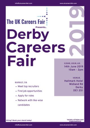 The UK Careers Fair in Derby - 14th June, Derbyshire, England, United Kingdom