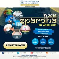 SPARDHA 2019 Inter College Management Fest is to be Organised on April 20,2019