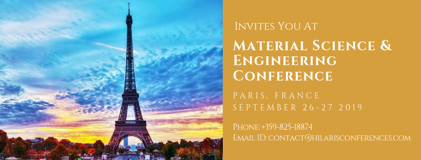 Material Science & Engineering Conference, Paris, France