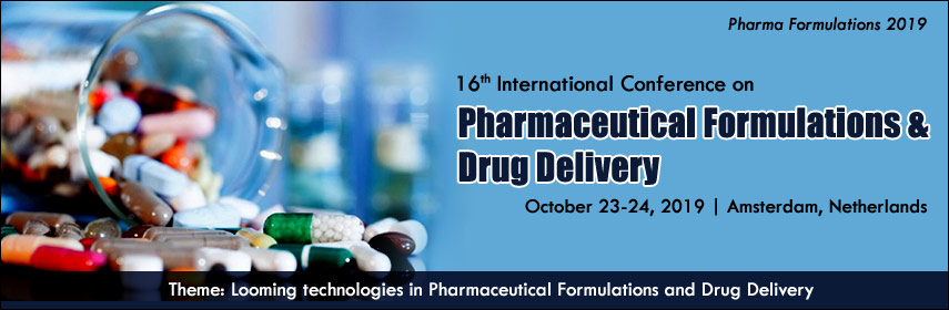 16th International Conference on Pharmaceutical Formulations & Drug Delivery, Amsterdam, Groningen, Netherlands