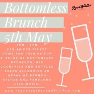 Bottomless May Day Bank Holiday Sunday Brunch, Liverpool, United Kingdom