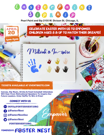 Easter Paint Sip & Hip | Sat. April 20th | 2105 W. Division St. Chicago, IL, Chicago, Illinois, United States
