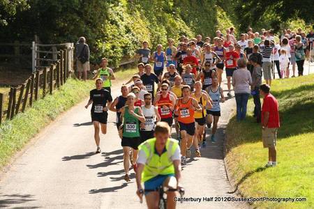 The 2019 Canterbury Half Marathon, Canterbury, Kent, United Kingdom