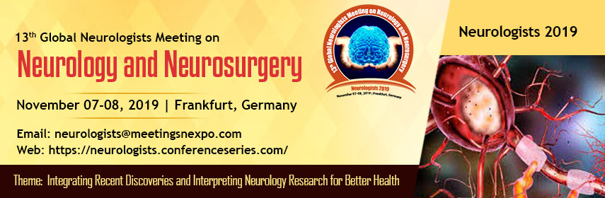 13th Global Neurologists Meeting on Neurology and Neurosurgery, Frankfurt, Bayern, Germany