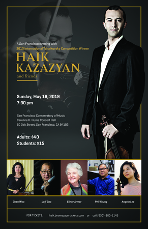 A San Francisco Evening with Haik Kazazyan and Friends, San Francisco, California, United States