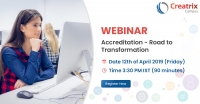 Webinar Accreditation - Road to Transformation