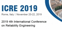 2019 4th International Conference on Reliability Engineering (ICRE 2019)