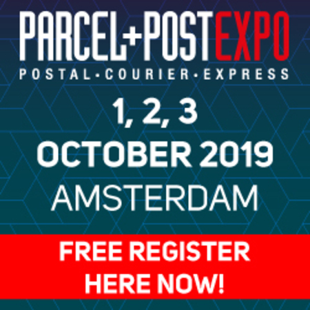 PARCEL+POST EXPO 2019 , RAI Amsterdam, Netherlands, Amsterdam, Noord-Holland, Netherlands