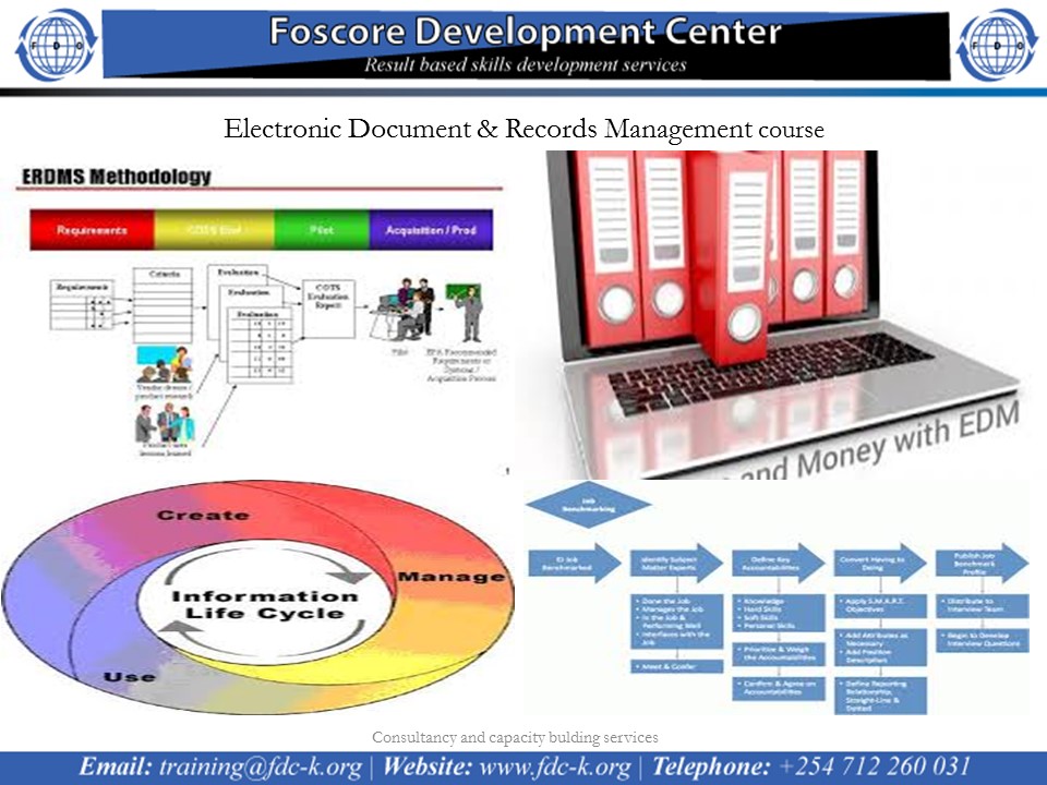 Electronic Document & Records Management course, Nairobi, Kenya