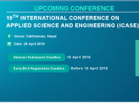 19th International Conference on Applied Science and Engineering (ICASE)