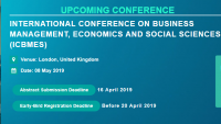 International Conference on Business Management, Economics and Social Sciences (ICBMES)