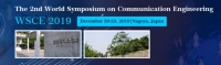 2019 The 2nd World Symposium on Communication Engineering (WSCE 2019)