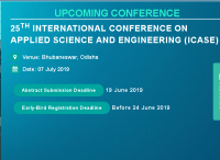 25th International Conference on Applied Science and Engineering (ICASE)