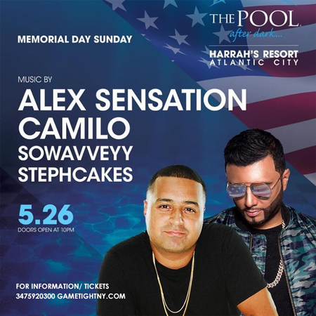 Memorial Day Weekend Atlantic City Harrahs Resort Pool Party 2019, Atlantic, New Jersey, United States