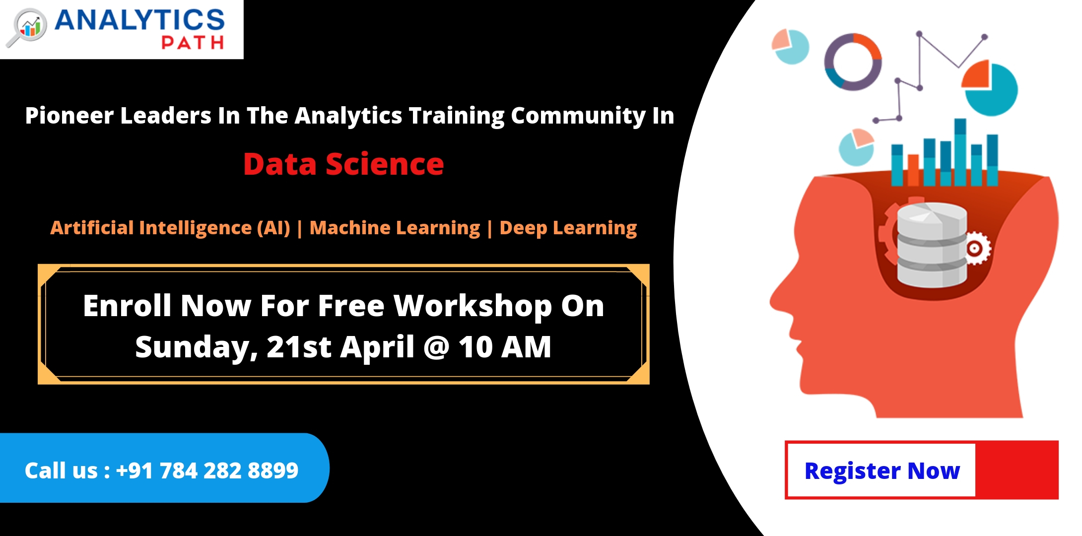 Attend Free Data Science  Workshop By Analytics Path On 21st April,10AM, Hyd, Hyderabad, Telangana, India