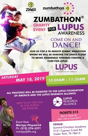 Zumbathon® Charity Event for Lupus Awareness, Cedar Park, Texas, United States