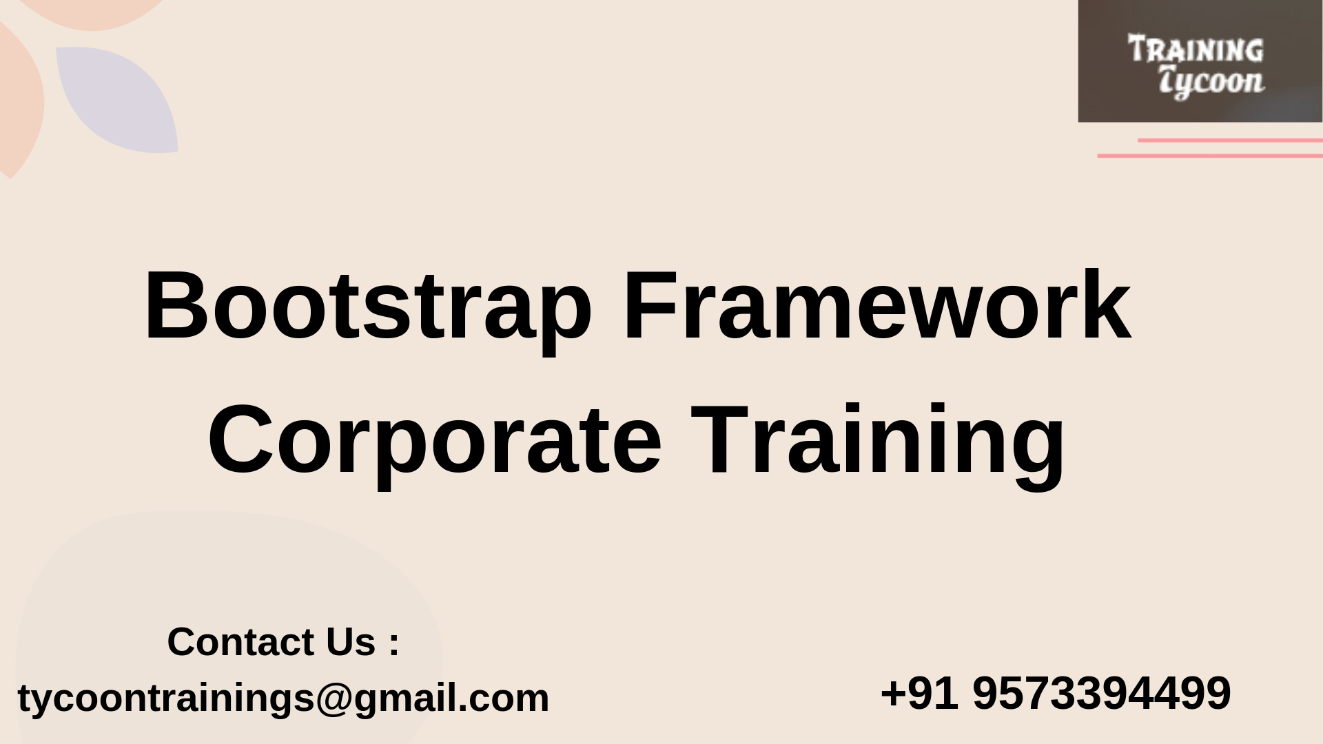 Bootstrap Framework Corporate Training | Bootstrap Classroom Training, Hyderabad, Andhra Pradesh, India