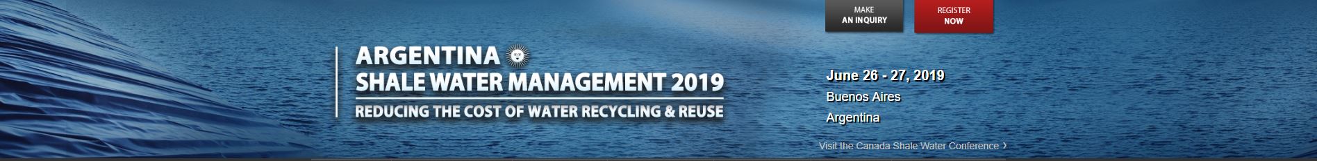 Argentina Shale Water Management 2019, Buenos Aires, Argentina