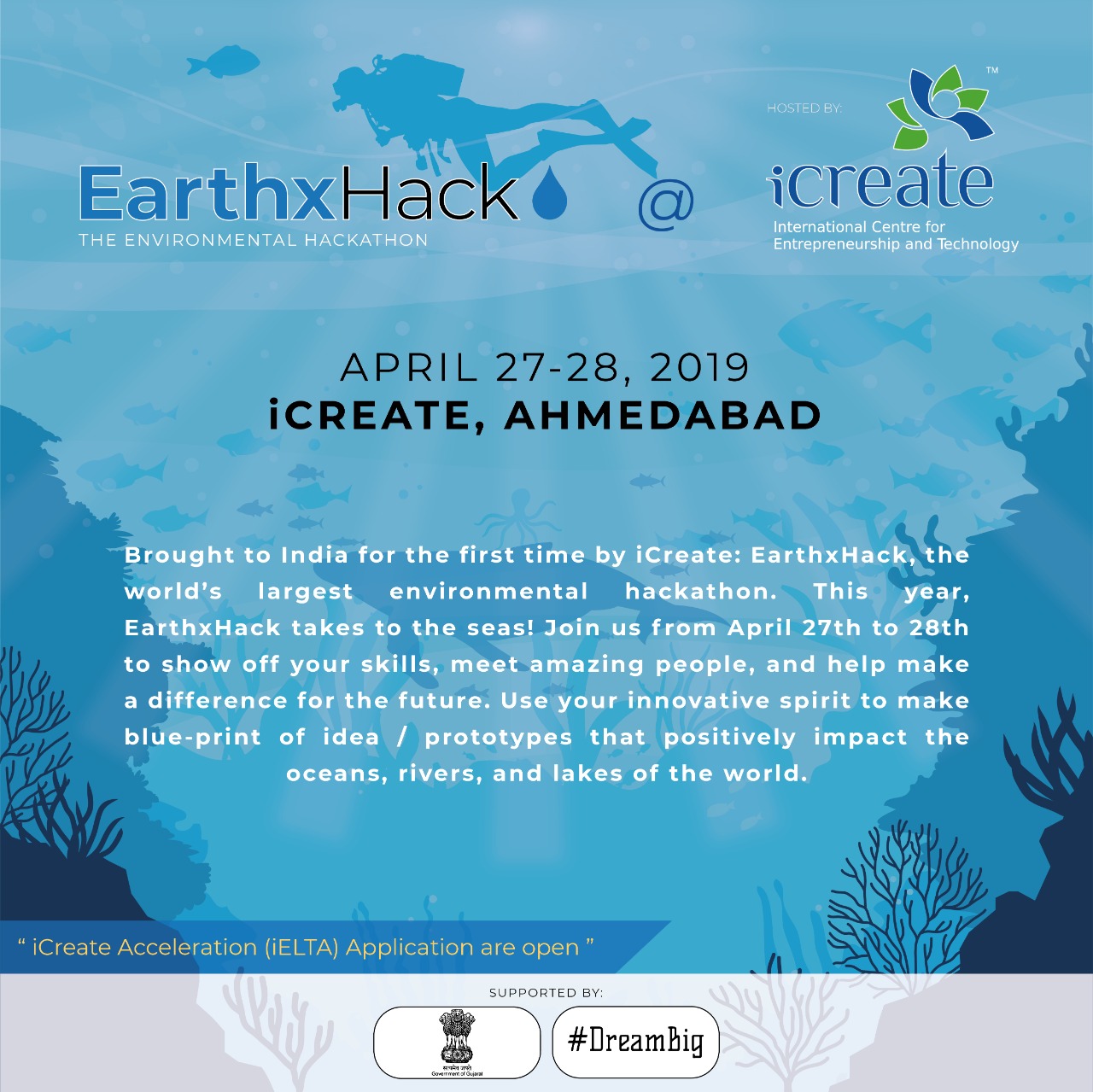 Earthx Hack  - THE ENVIRONMENTAL HACKATHON, Ahmedabad, Gujarat, India