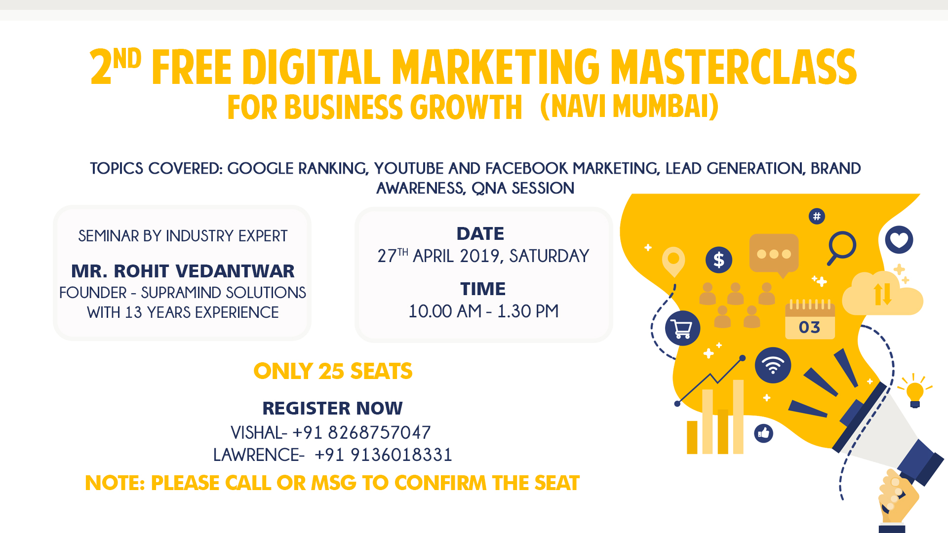 2nd Free Digital Marketing Masterclass for Successful Business Growth, Mumbai suburban, Maharashtra, India
