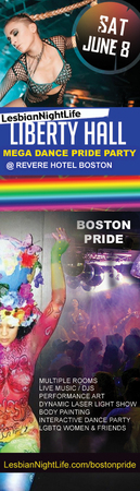 LesbianNightLife Mega Women's Pride Party @ Liberty HALL (LGBTQ), Boston, United States