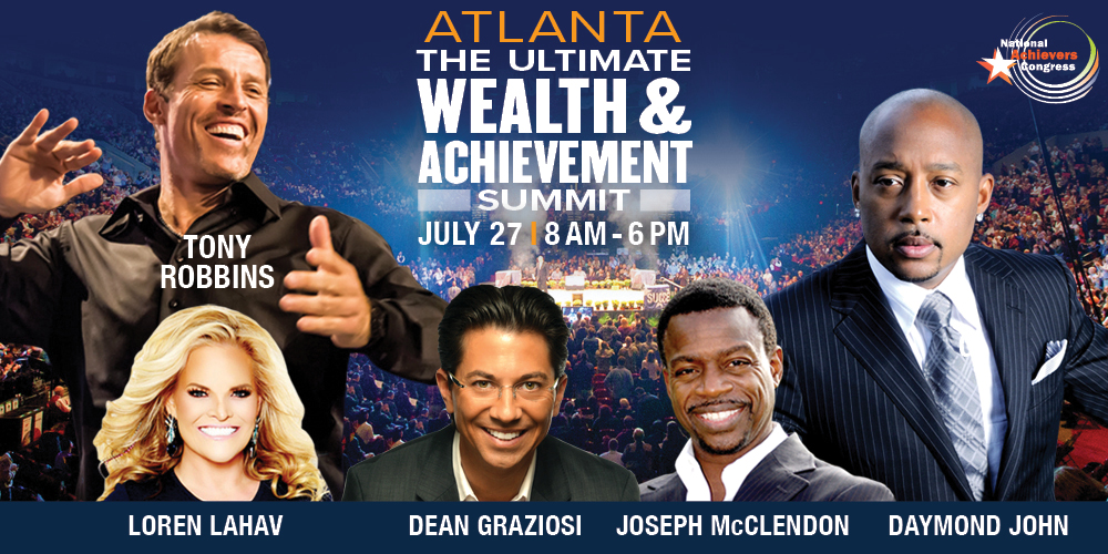 Tony Robbins & Daymond John Live! Atlanta, Fulton, Georgia, United States