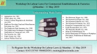 Workshop On Labour Laws for Commercial Establishments & Factories  in Mumbai