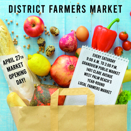 District Farmers Market Opening Day, West Palm Beach, Florida, United States